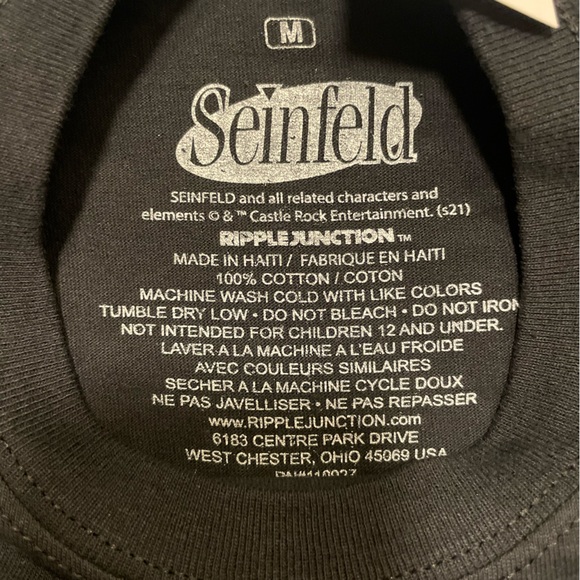 NWT Seinfeld screen printed T- shirt “The Kramer” multiple sizes!! - Picture 5 of 9